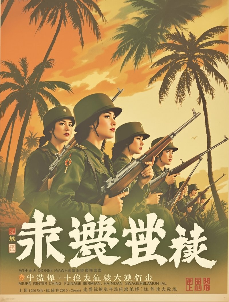 红色娘子军 海报